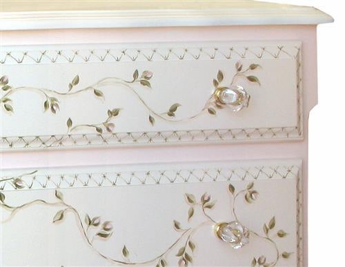 french chest (floral vines/2 tone)