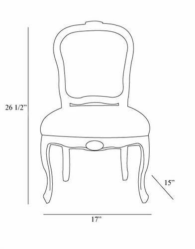 french desk chair