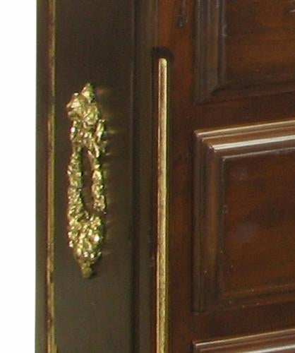 french dresser - moulding (antique french walnut / gold gilding)