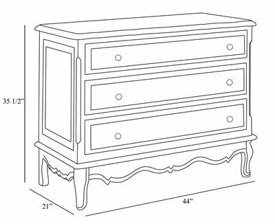 french wide chest