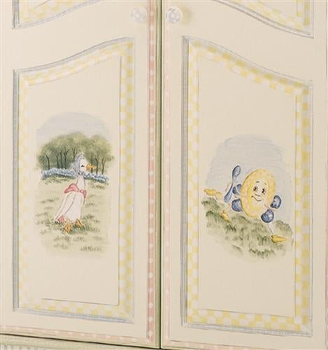 french full door armoire (nursery rhymes)