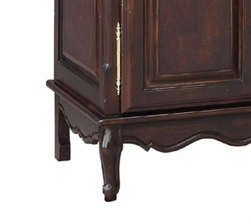 french full door armoire - wire mesh