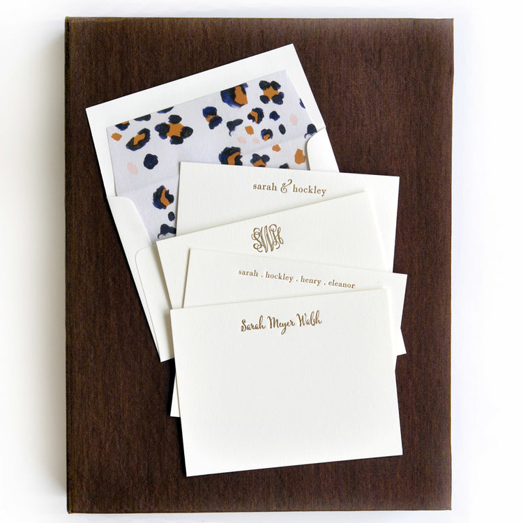 grand brown silk stationery box - g2