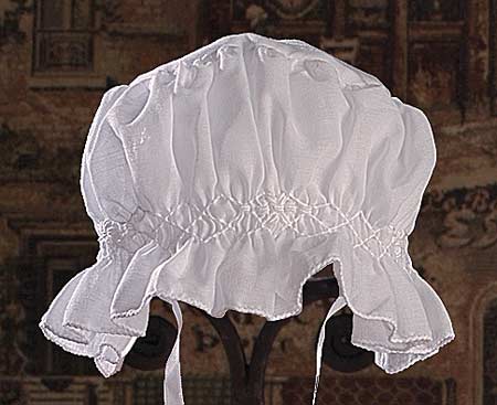 hand smocked christening gown