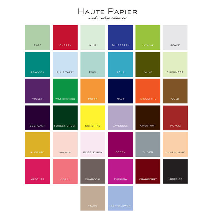 haute papier letterpress gift tag t98