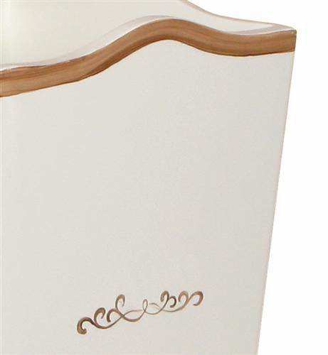 hand painted waste basket- petite moi bunnies