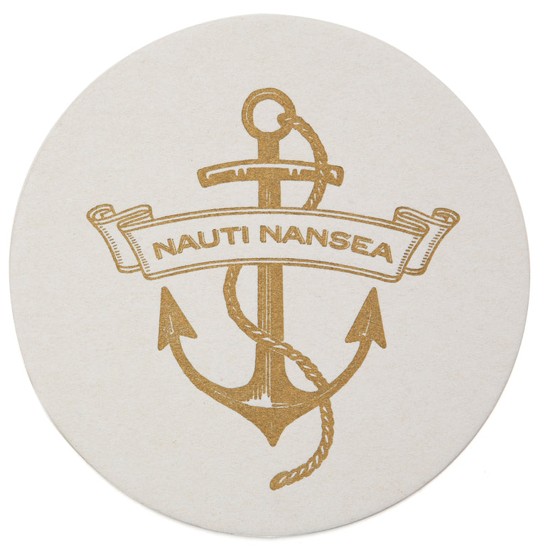 personalized letterpressed coasters m62 by haute papier