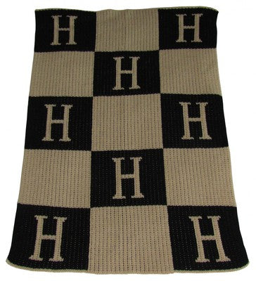 initial and blocks blanket