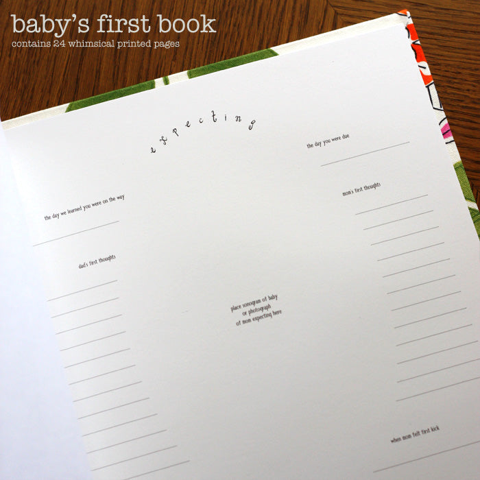 baby's first book - jungle book by rag and bone bindery