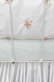 marbella crib bedding  (contact us for pricing)