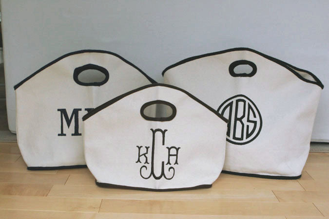 monogrammed gg canvas bag