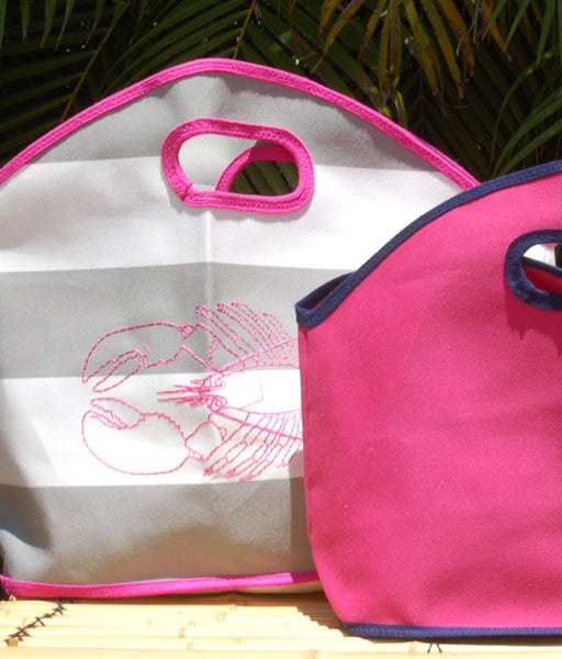 monogrammed gg stripe canvas bag