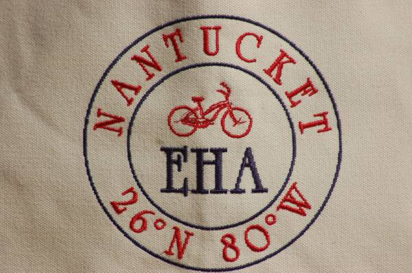 gg "nantucket" stamp travel bag (customizable)
