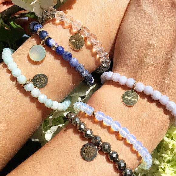Customize Your Charm - Opal Crystal Classic Charm Bracelet