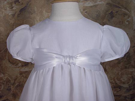 organza christening gown