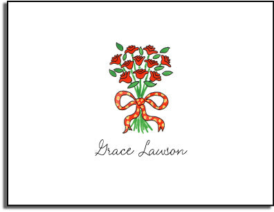 personalized everyday notes  coming up roses