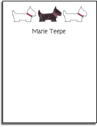 personalized everyday notes  preppy pups