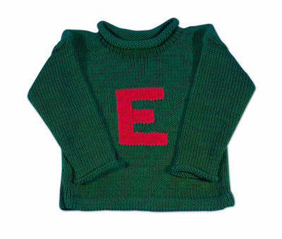 personalized letter sweater