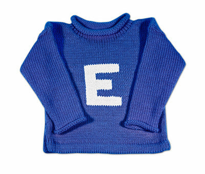 personalized letter sweater