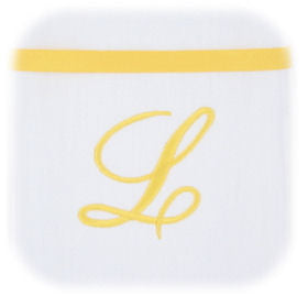 personalized script initial bodysuit