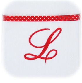 personalized script initial bodysuit
