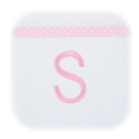 personalized block initial bodysuit