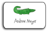 personalized stickers s  green gator