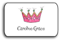 personalized stickers  little princess
