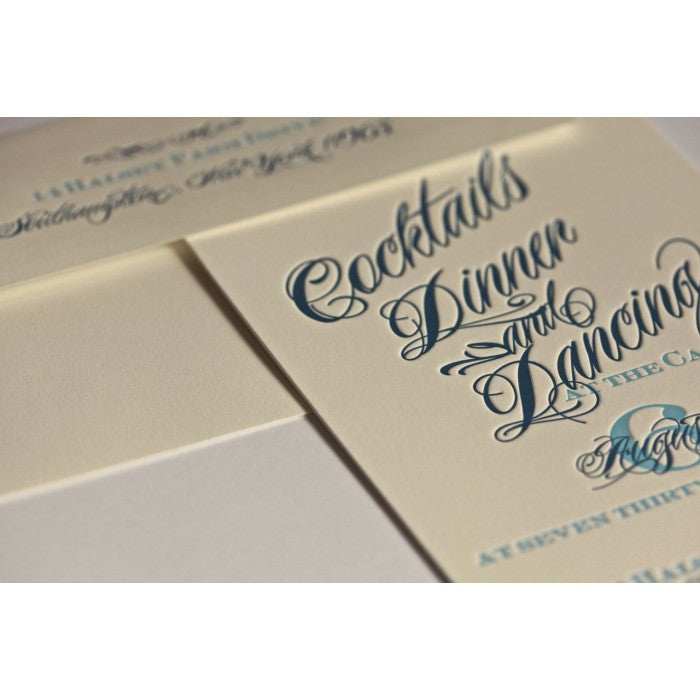 calligraphy cocktail & dinner parties