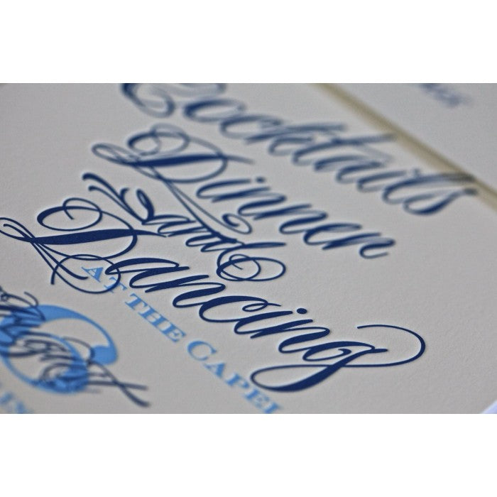 calligraphy cocktail & dinner parties