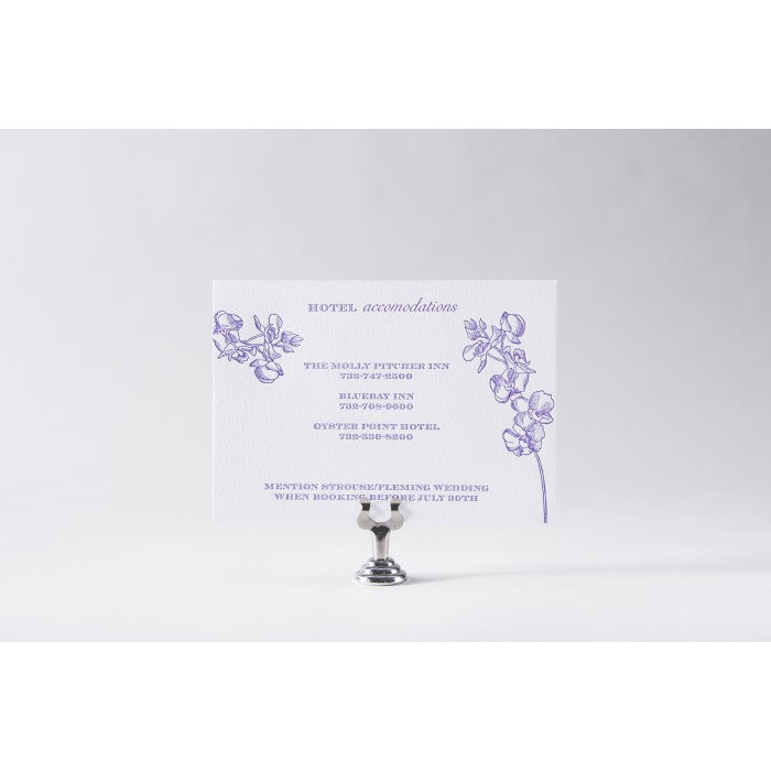 adrienne & michael save the date card