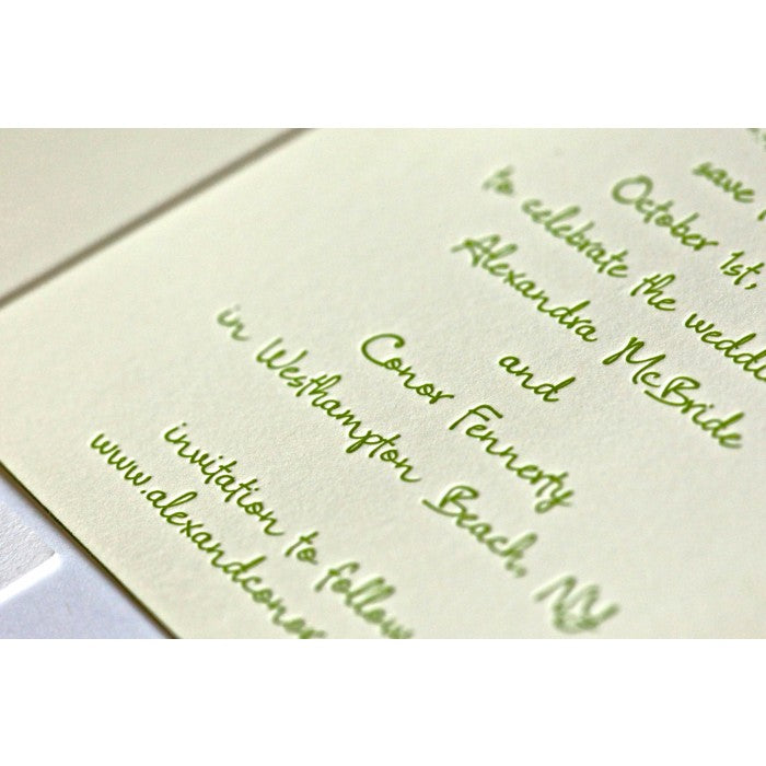 alex & conor save the date
