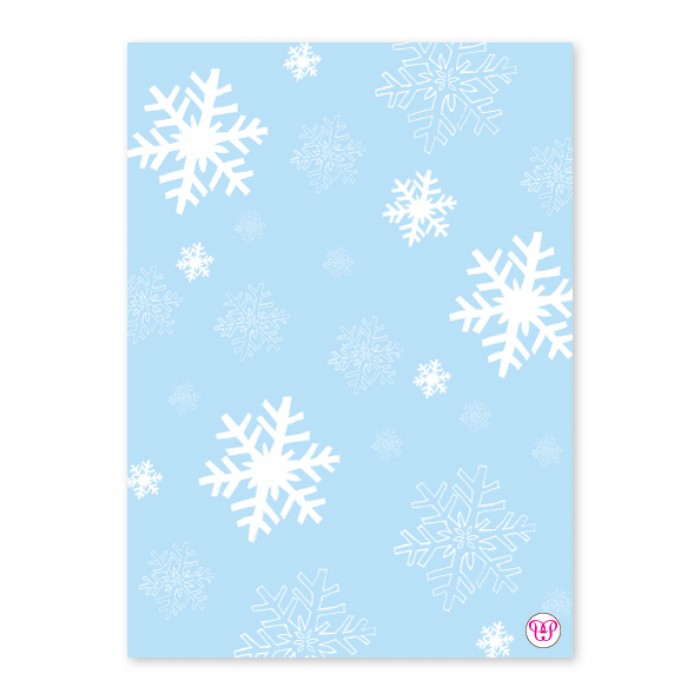 blooming snow holiday cards