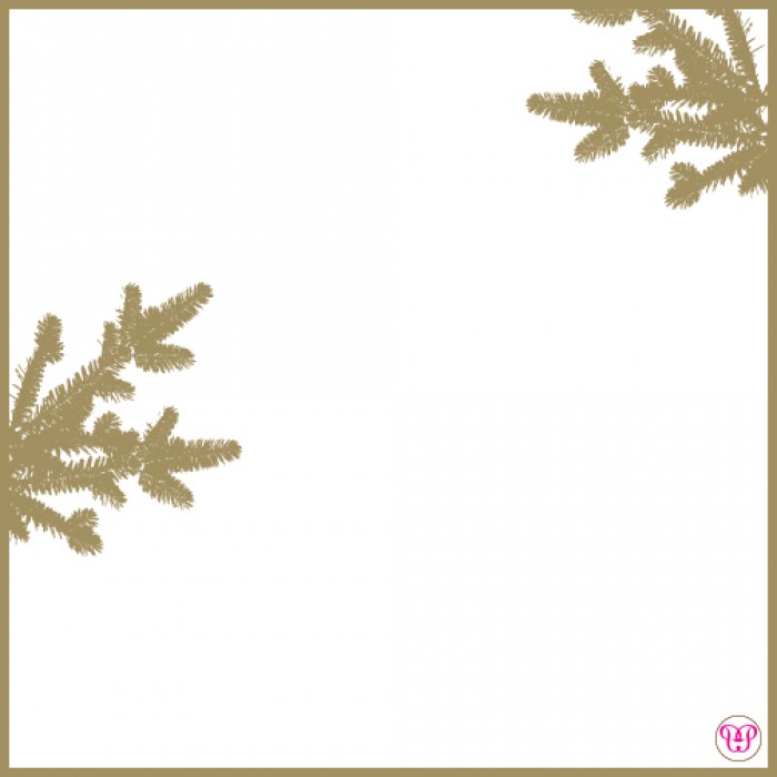 blue boughs invitation cards