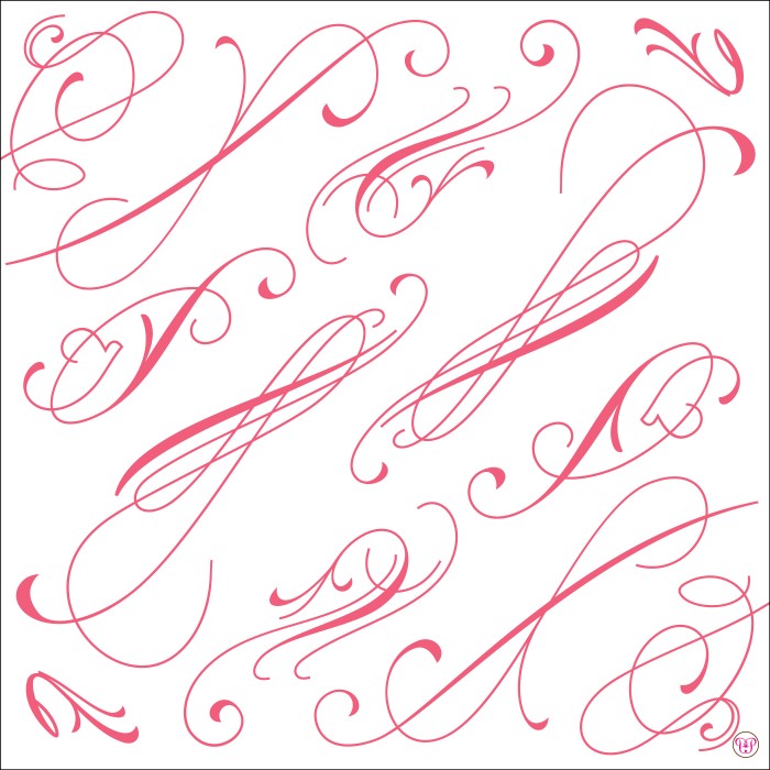 cocktail calligraphy invitation