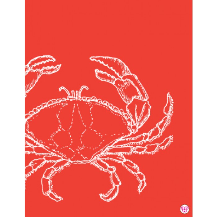 crab social stationery