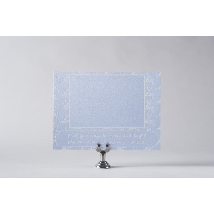 dancing reindeer holiday card