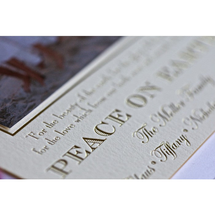 peace on earth note card