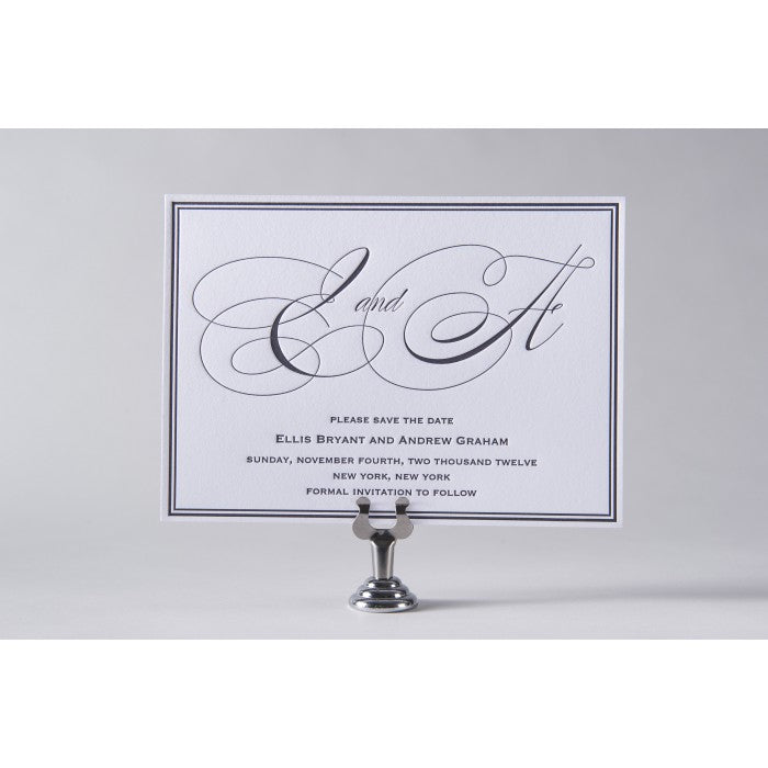 ellis & andrew save the date envelopment