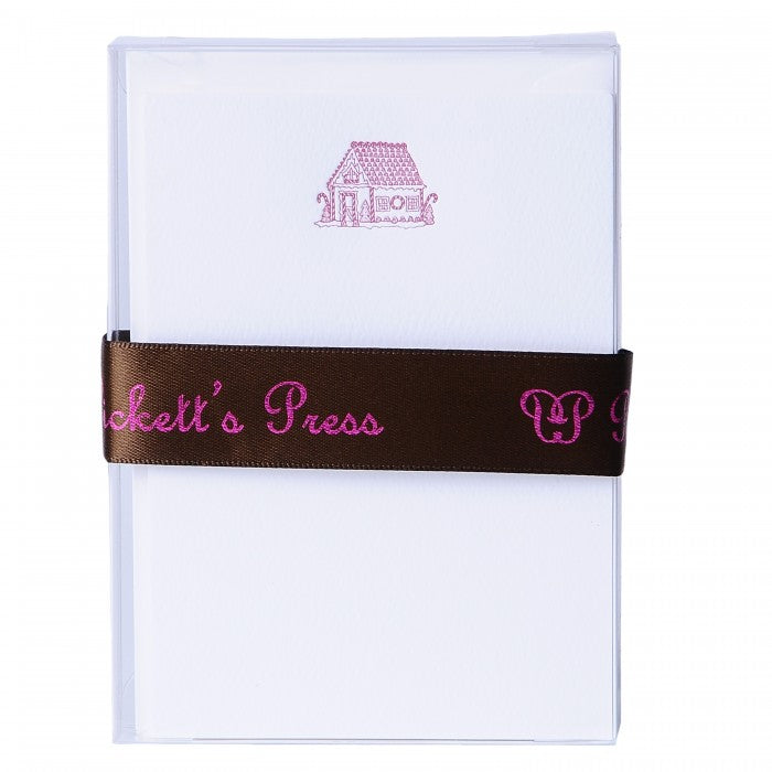 gingerbread house note cards