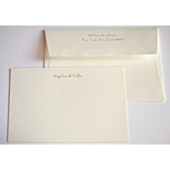 golden twins baby stationery