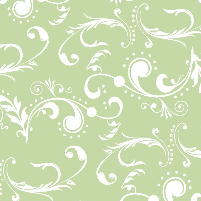 flat print baby announcement - green elegance