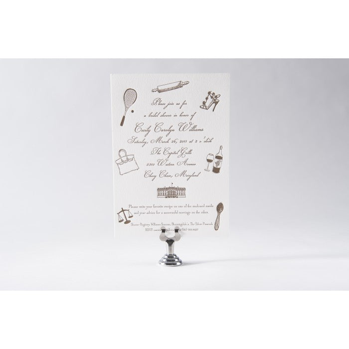 haute & hitched invitation