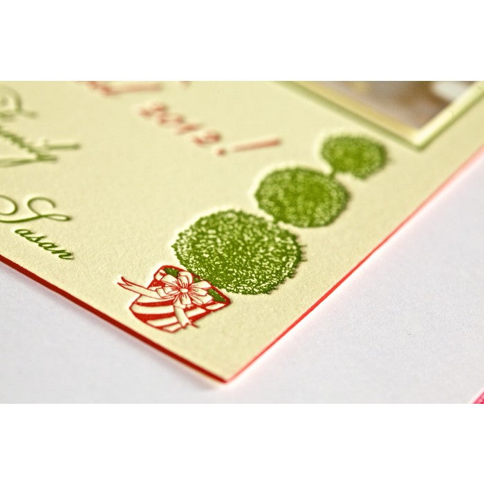holiday topiare card