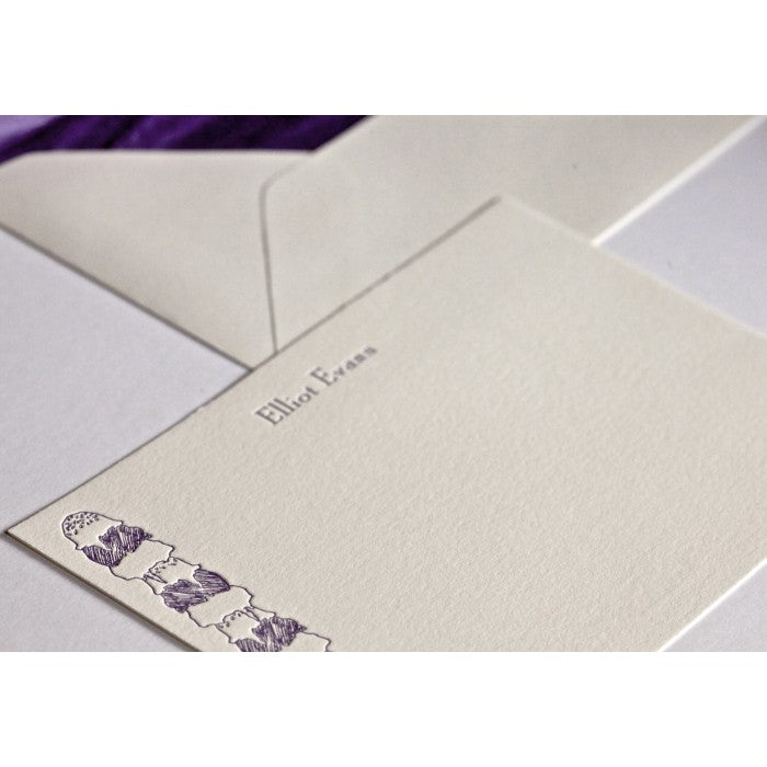 ice cream baby stationery