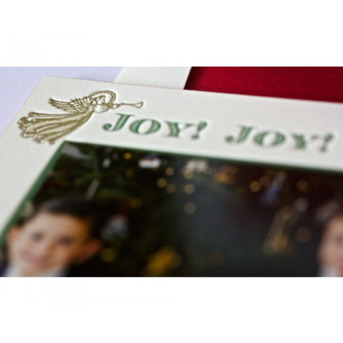 joy holiday card