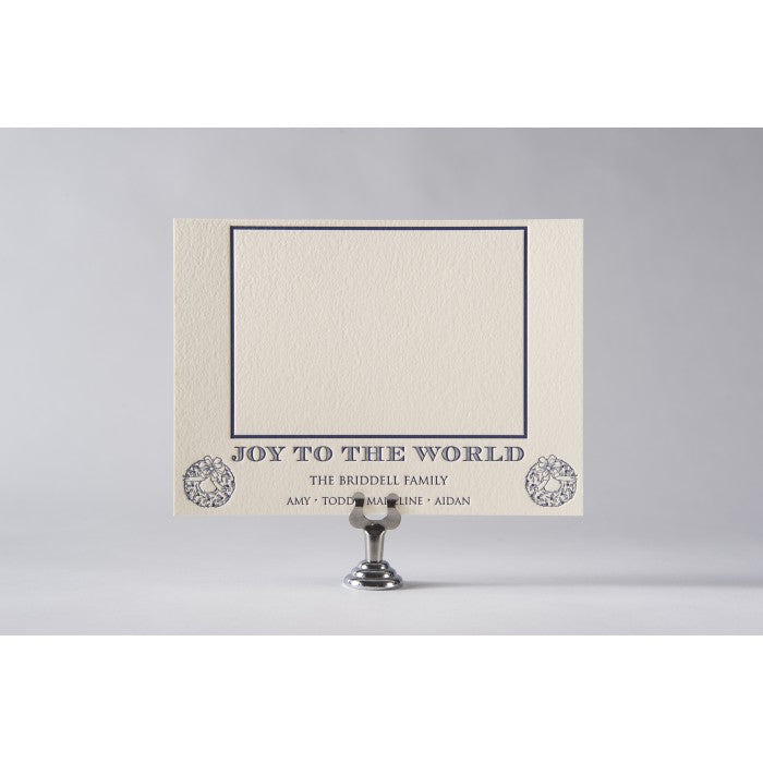 joy to the world holiday card