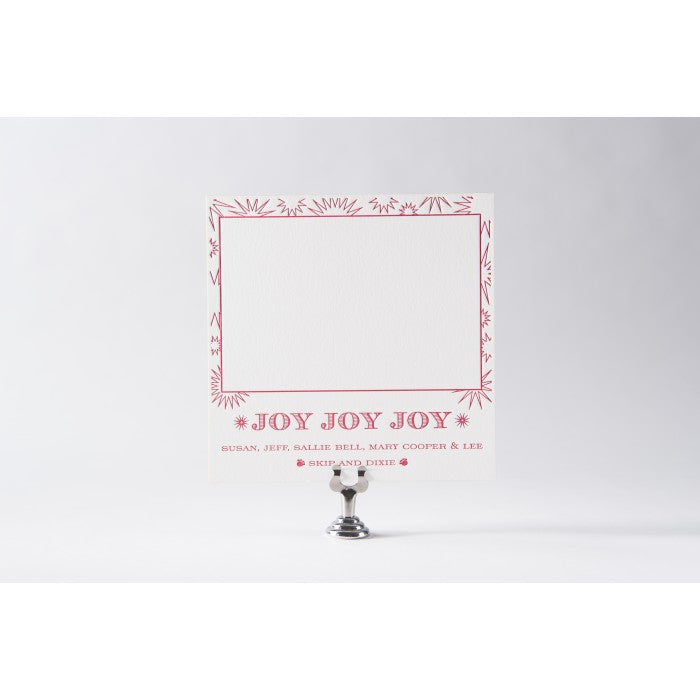 joy to the world holiday card
