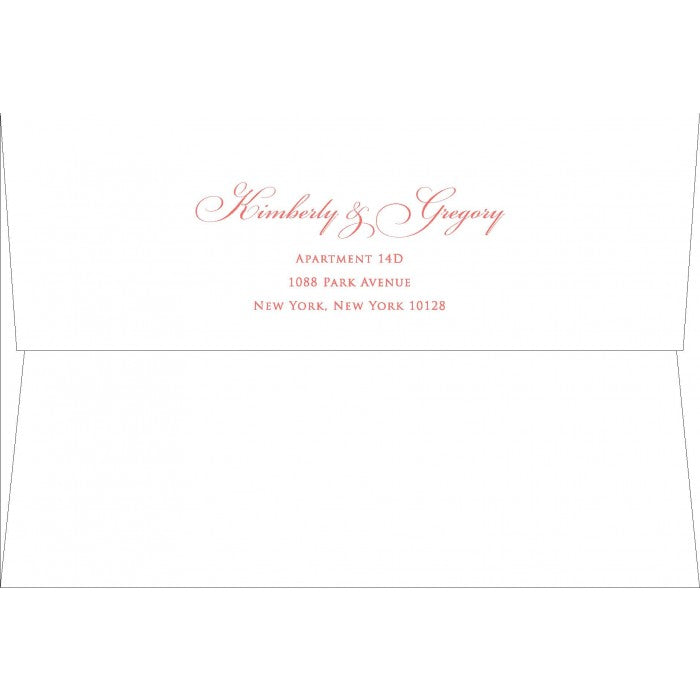 kim & greg main invitation card