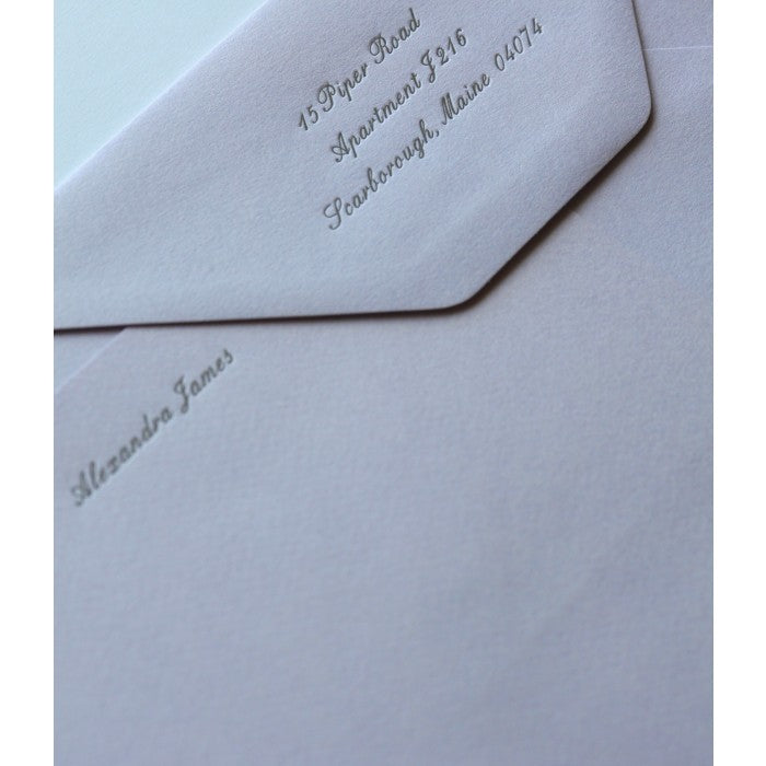 lavender social stationery